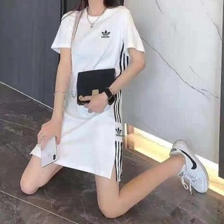 Đầm Thể Thao Màu Hồng Thời Trang Mùa Hè Phong Cách Hàn Quốc