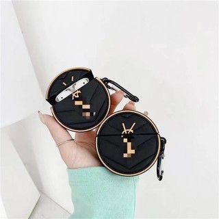 Vỏ Bảo Vệ Hộp Sạc Tai nghe không dây airpods 1 2 3 pro pro 2 Bằng Silicon Mềm Hình logo Thời Trang