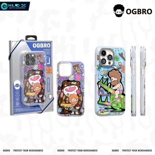 Ốp điện thoại từ tính OGBRO Art Graffiti tương thích với iphone 14 / 15 in IMD chống sốc không bao giờ phai màu cho ốp lưng iphone 15 pro max chống trầy xước cho ốp lưng iphone 14 pro max