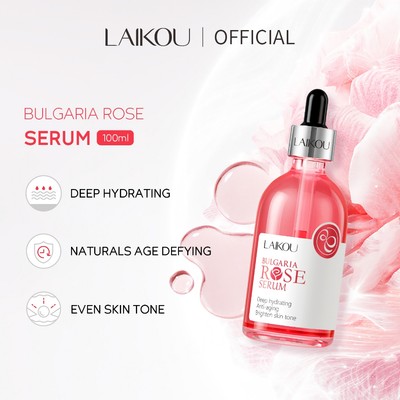 Serum Hoa Hồng LAIKOU 100ml Dưỡng Ẩm Nuôi Dưỡng Làm Sáng Tông Màu Da