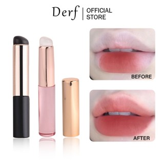 Cọ Trang Điểm Môi Đầu Tròn Derf mini Bằng Silicon Mềm Mại / Cọ Trang Điểm Chuyên Nghiệp Cho Nữ