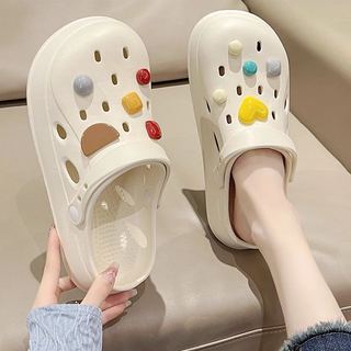 JISAILUN  dép cross đế cao dép nữ dép đi biển Chống Trượt Đẹp mắt Mềm mại Chất lượng cao Thời trang FBT23B0GW4 45Z231111