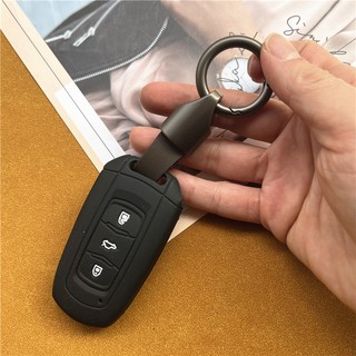 Dây cho chìa khóa da thật chính hãng dây da bò móc khóa retro dây kim loại nặng móc khóa dây đeo eo treo phụ kiện