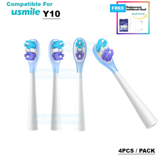 【Đầu bàn chải đánh răng 20 chiếc - Thích hợp cho đầu bàn chải đánh răng điện FOR Usmile Y10 Đầu bàn chải đánh răng điện Sonic siêu sạch dành cho người lớn Tự động - AILOKA OEM