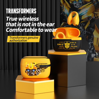 Transformers TF-T05 Tai nghe không dây chơi game, kim loại giảm tiếng ồn, âm thanh nổi HIFI có thể xoay, Bluetooth 5.3