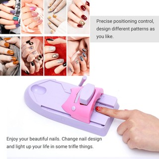 Nail art printer diy stamp tấm vẽ in men kit cho thiết kế móng tay snowa114.vn