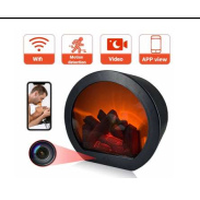 1080p HD Mini Camera WIFI Camera Lò Sưởi Đèn Trang Trí Máy Quay Đèn LED Lò Sưởi Đèn Cam Khách Sạn Đèn Tường Cam Hỗ Trợ Quan Sát Từ Xa
