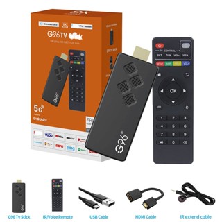 Đầu TV Thông Minh G96 4K Android13 ATV OS h313 2GB16GB 2.4G & 5G Dual Wifi BT5 KèM Phụ KiệN