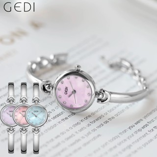 Đồng hồ mạ bạc GEDI 1156 thời trang nữ