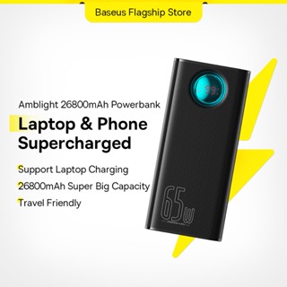 Baseus Pin Sạc Dự Phòng 65w 26800mah pd Hiển Thị Màn Hình Kỹ Thuật Số Cho Điện Thoại / Máy Tính Bảng / laptop