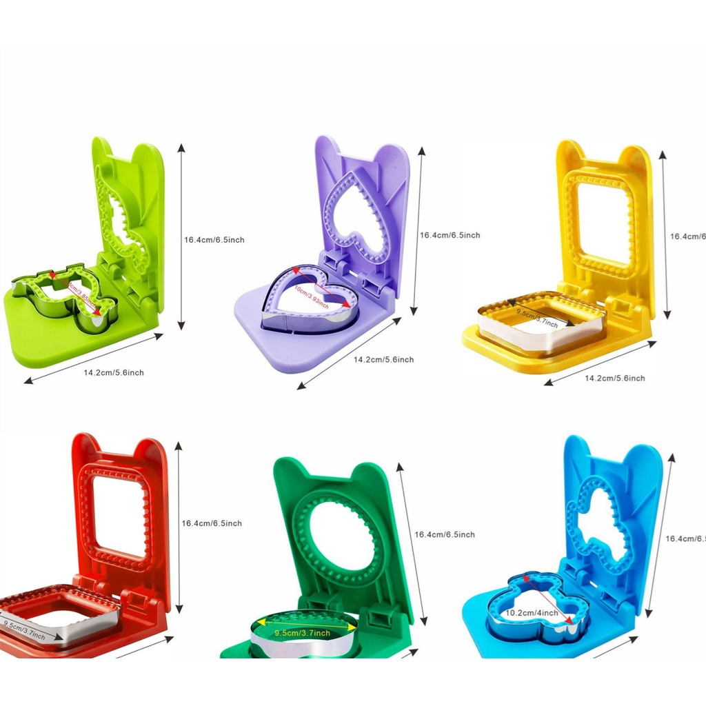 1 chiếc máy cắt bánh mì vuông máy cắt bánh mì và niêm phong thích hợp cho trẻ em hộp cơm trưa và hộp bento máy cắt bánh sandwich