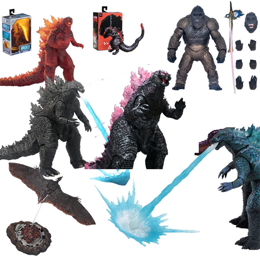 Neca Godzilla King Kong Mothra Rodan Godzilla Đốt Phim Nhân Vật Hành Động Đồ Chơi Trẻ Em Quà Tặng