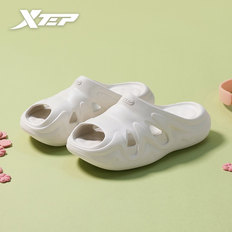 Xtep Unsex Dễ Thương Thú Cưng Móng Vuốt Giày Dép Sandal Mùa Hè Đáy Dày Đế Dày Phong Cách Mới Thoải M