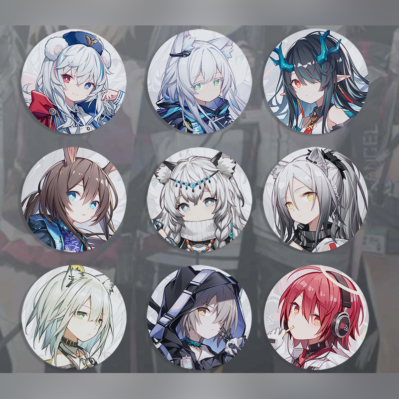 Trò chơi Arknights huy hiệu Skadi Dusk trâm Ba lô mặt dây chuyền