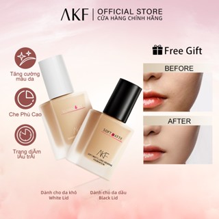 【AKF Kem nền dạng nén chất lì AKF dưỡng ẩm kiểm soát dầu 35g