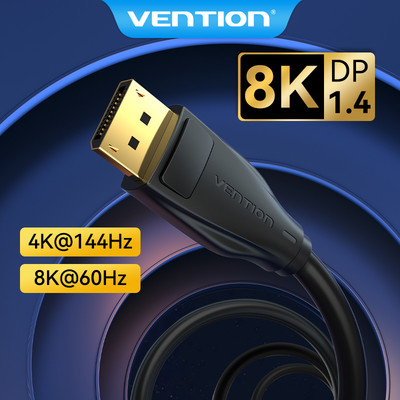 Vention Cáp DP 1.4 8K Ultra HD 1080P 240Hz DP tốc độ cao sử dụng chơi game