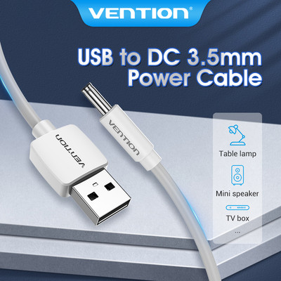 Dây Cáp DC 3,5mm Vention Chuyển Đổi Từ Đầu Cắm USB Sang DC 3.5mm