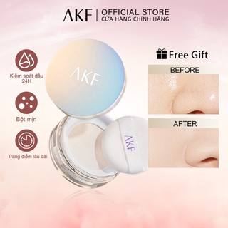 【AKF】Phấn phủ kiềm dầu AKF lâu trôi chống nước 10g