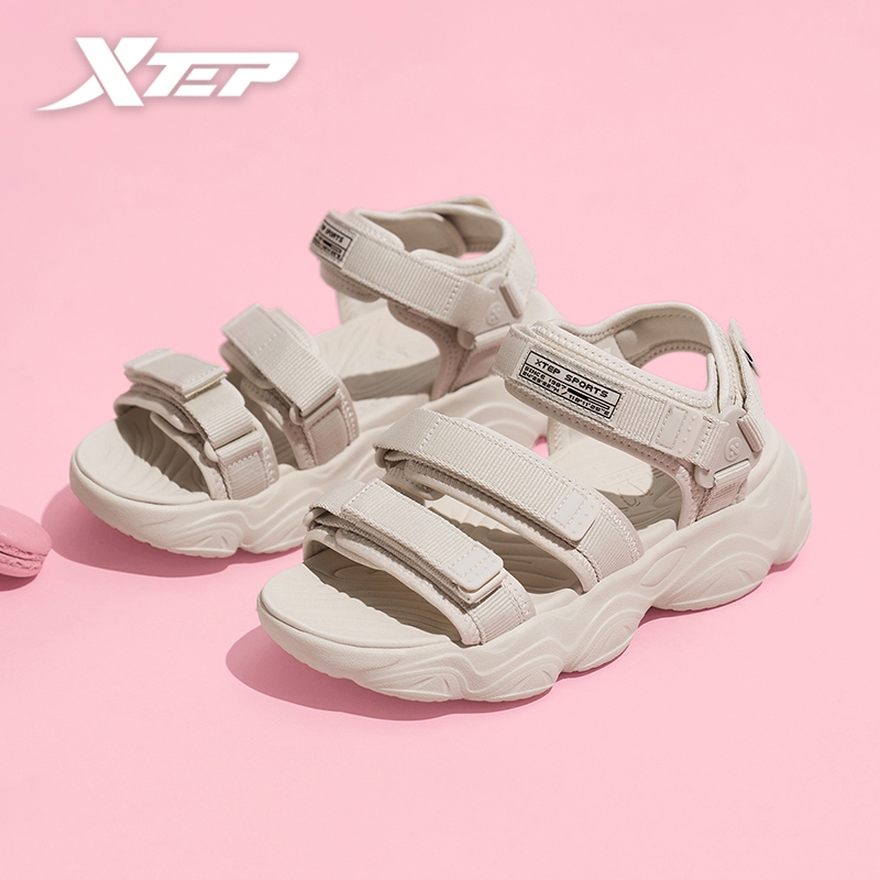 Xtep Dép Nữ Sandal Mùa Hè Đáy Dày Đế Dày Phong Cách Mới Đường Phố