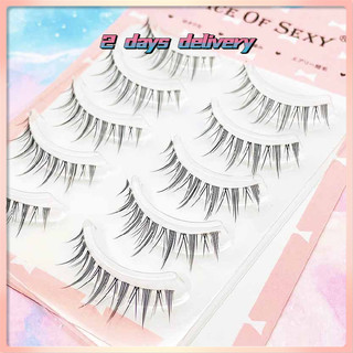 Set 5 cặp lông mi giả Cotremyp Aimeeoran mềm và tự nhiên có keo dán trang điểm tiện lợi