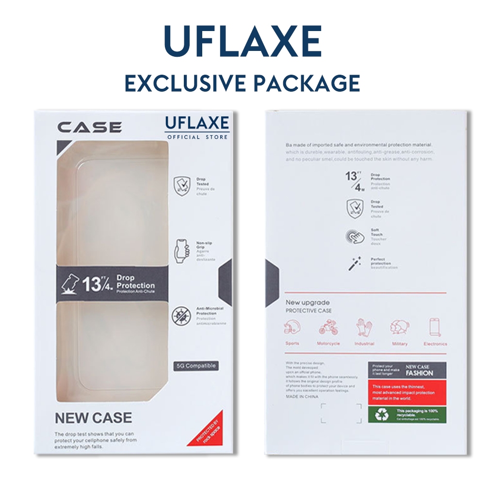 UFLAXE ICEY Ốp Cứng Chống Sốc Cho Samsung Galaxy M14 M34 M54 5G Ốp Điện Thoại Trong Suốt Mờ Ốp Lưng Bảo Vệ Toàn Diện Bền Chặt Chống Vàng