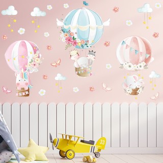 Miếng Dán Tường Trang Trí Hình Động Vật Hoạt Hình Dễ Thương