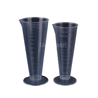 Cốc đo lường bằng nhựa trong suốt tiện lợi 50ml 100ml