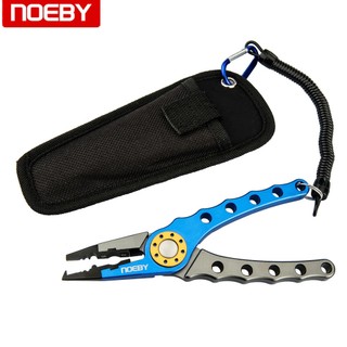 Kìm câu cá bằng thép không gỉ NOEBY, Dụng cụ câu cá đa chức năng, Lưỡi thép vonfram, Kìm móc