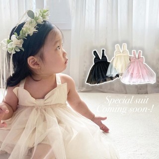  Mùa Xuân Mùa Hè Bé Gái Đầm Nơ Sling Romper Cho Trẻ Sơ Sinh 0-2 Tuổi Sơ Sinh Ba Màu Váy Gạc 