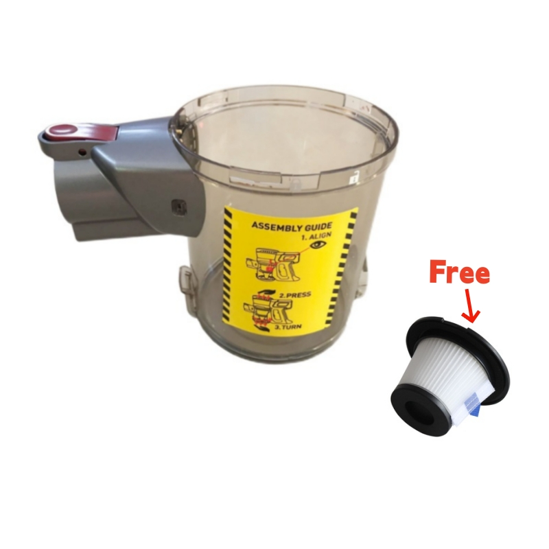Bộ lọc HEPA cốc bụi Tương thích cho phụ kiện máy hút bụi cầm tay Airbot iRoom Supersonic CV-100 CV10