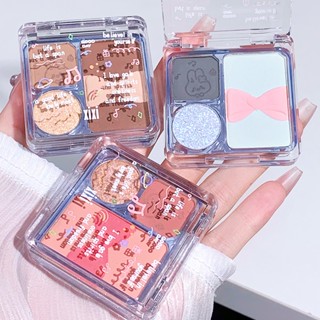  Xixi Eyeshadow Bảng Phấn Mắt Ba Màu Phấn Mắt Phấn Matte Long Lanh Ngọc Trai Phấn Mắt Bảng Phấn Mắt Tự Nhiên Làm Sáng Matte Eye Shadow Palette NO.D517 