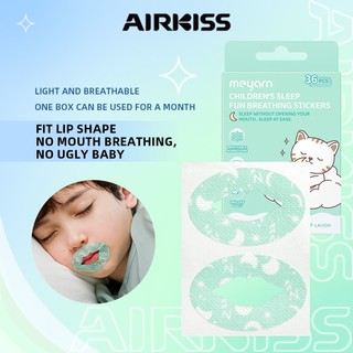 Airkiss Trẻ Em Thở Miệng Corrector Chống Thở Thiết Kế Dễ Thương 36 Chiếc
