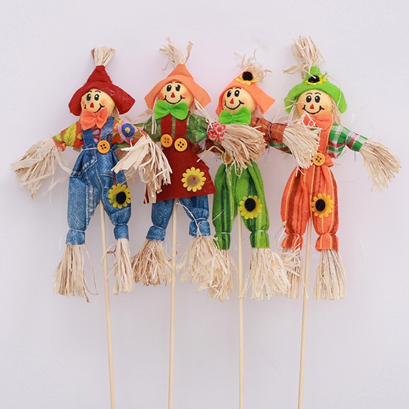 1 Máy Thu hoạch Thu hoạch Nhỏ Bù nhìn Trang trí cho sân vườn Sân nhà Trang trí Halloween TYR