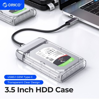  Orico 3.5 inch Trong Suốt Type-C 5Gbps Vỏ Ổ Cứng Kim Loại HDD Ốp Lưng Hỗ Trợ Tự Động Ngủ Cho PC Laptop Notebook  TX35C3  