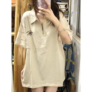 Fanlezi áo thun nữ áo polo nữ thời trang hàn quốc a23k03n