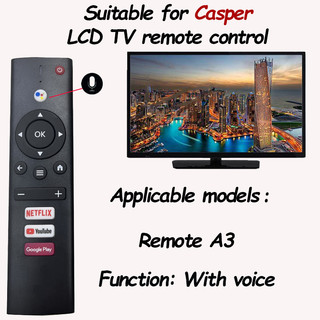 🔥 remote điều khiển casper smart tivi hàng chuẩn100% khiển giọng nói remote a3