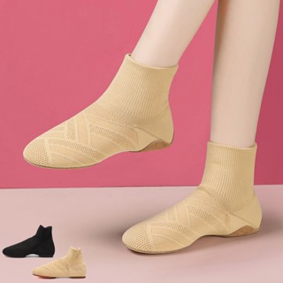 Size 34-42 Giày Khiêu Vũ Jazz Nữ Giày Nhảy Múa Nữ Đen Hiện Đại Vũ Flyknit Vải Khiêu Vũ Giày Nam