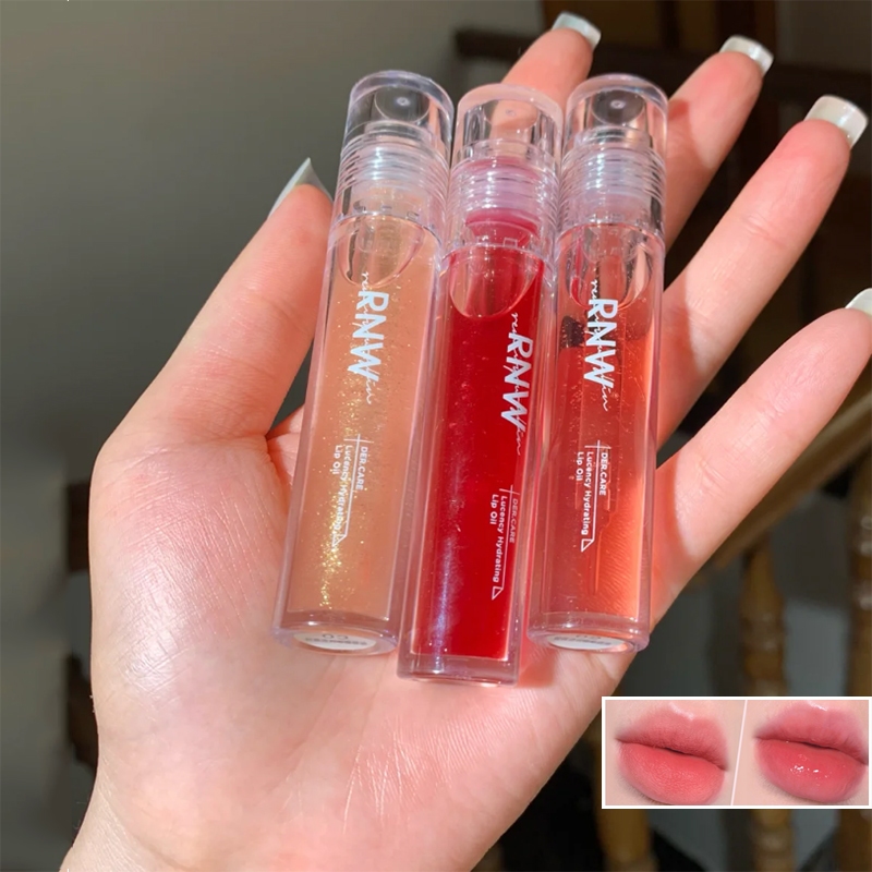 Rnw Son Bóng Son Môi Dưỡng Ẩm Lâu Dài Trong Suốt Toot Môi Mặt nạ Môi Son Bóng Lip Men Chăm Sóc Môi 4