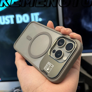 [Cập nhật / Vỏ cứng trong suốt acrylic khung kim loại / Cam] tương thích cho iPhone 11 13 14 15 16 17 pro max