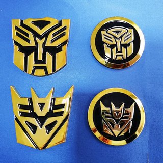 Biểu tượng Transformers Nhãn dán ô tô, Biểu tượng ô tô Autobot, Biểu tượng ô tô Decepticon