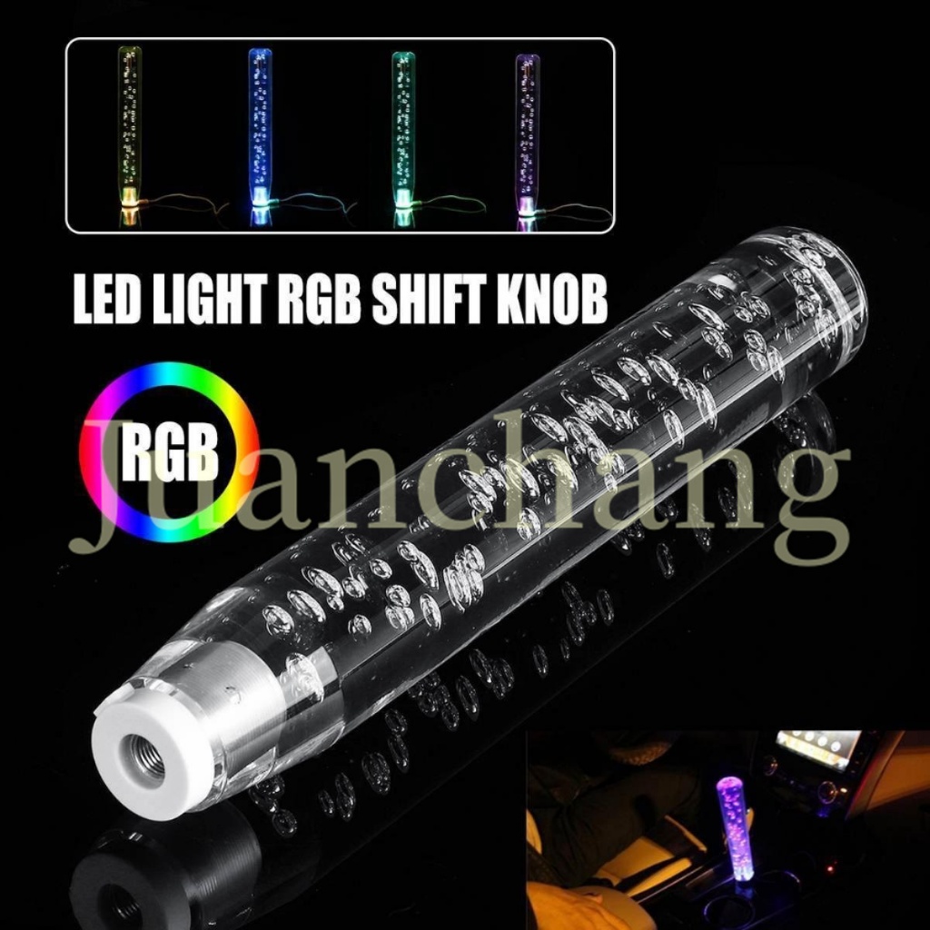 Tay Nắm Cần Gạt Số Có Đèn LED Pha Lê Nhiều Màu 10/15/20/25/30cm