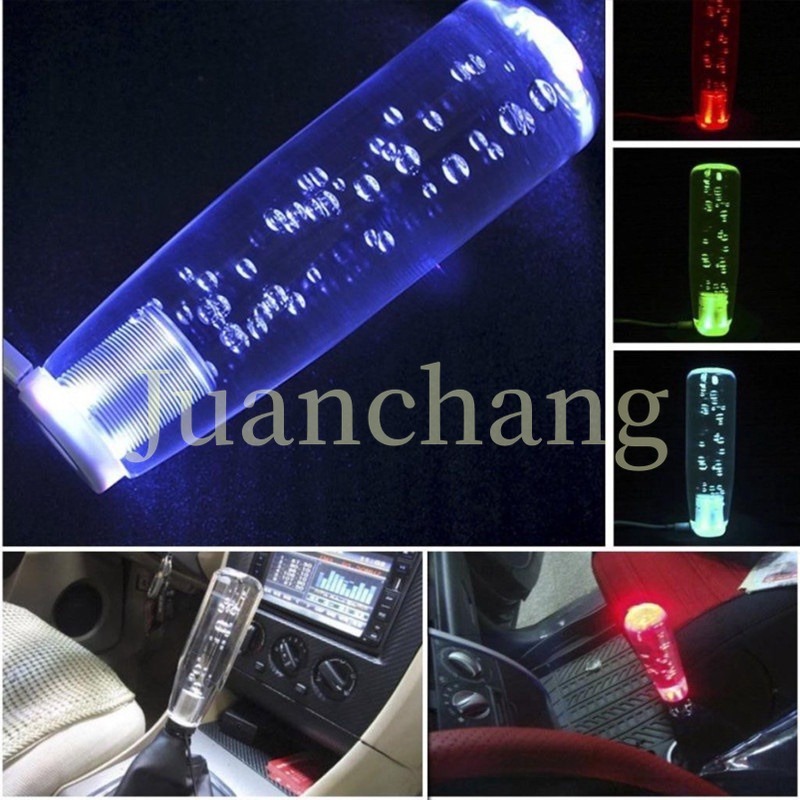 Tay Nắm Cần Gạt Số Có Đèn LED Pha Lê Nhiều Màu 10/15/20/25/30cm
