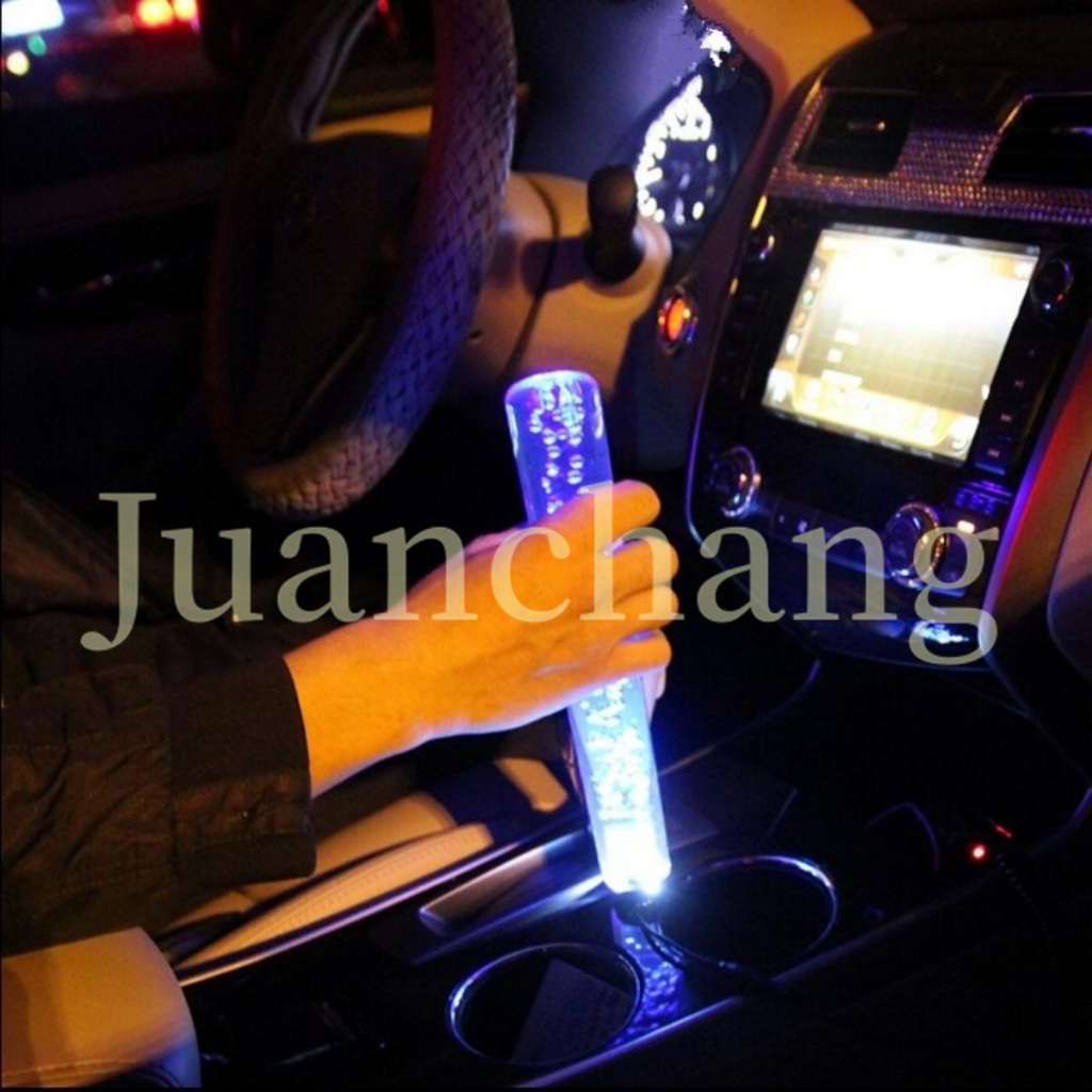 Tay Nắm Cần Gạt Số Có Đèn LED Pha Lê Nhiều Màu 10/15/20/25/30cm