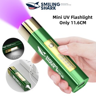 UV Mini Đèn Smiling Shark 867A Đèn Pin LED Đèn Móng Tay Đèn Chống Thấm Nước 365NM USB Hai Nguồn Ánh Sáng COB Lấp Đầy Ánh Sáng Làm Việc Nhẹ Và Nhỏ Gọn Đèn Móng Tay Ngoài Trời