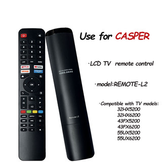 🔥 remote điều khiển for casper smart tv remote-l2 32hx5200 32hx6200 43fx5200 43fx6200 55ux5200 55ux6200