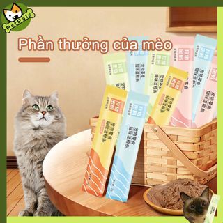 PetPals Súp thưởng cho mèo cún siêu rẻ siêu ngon thú cưng 15g Phần thưởng súp mèo Phần thưởng Thức ăn cho mèo Thức ăn cho mèo Thức ăn ướt cho mèo Gói Đồ Ăn Dinh Dưỡng Thú Cưng LI0549