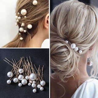  20 Miếng Kẹp Tóc Châu Âu Và Mỹ Kẹp Tóc Ngọc Trai Nĩa Tóc Cô Dâu Hình Chữ U Tóc Bím Tóc Kẹp Tóc Ngọc Trai Cưới Kẹp Tóc Thời Trang Phụ Kiện Tóc 