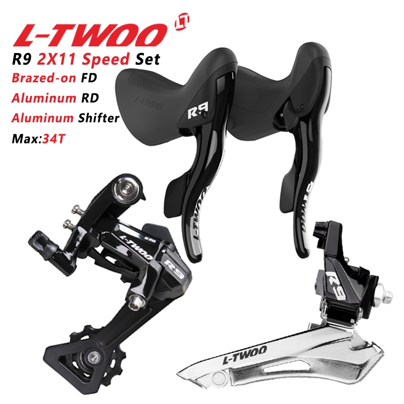 Ltwoo R9 2x11 Tốc Độ 22s Xe Đạp Đường Bộ Sang Số Phía Sau Derailleurs Phía Trước GroupSet Phần