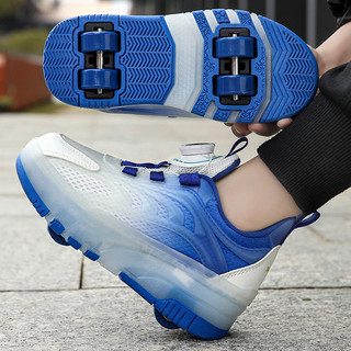 2024 Mới An toàn và đáng tin cậy Giao hàng nhanh bốn bánh Heelys giày lăn bánh xe bé trai bé gái trẻ em người lớn giày trượt patin thể thao ngoài trời giày bánh xe có thể tháo rời