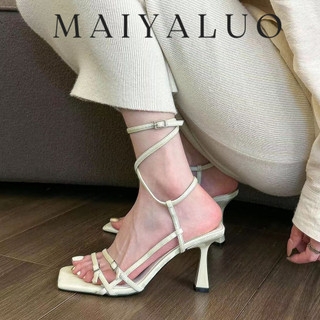 MAIYALUO Giày Cao Gót Mũi Nhọn GIÀY SANDAL Thời Trang Mới 2024 HOTSALE Cho Nữ Màu sắc đa dạng Thoải mái Cổ điển Đường may tỉ mỉ FGL2430GOC 12Z240318